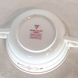 Rose Valley by Lenox China White porcelain with floral accents